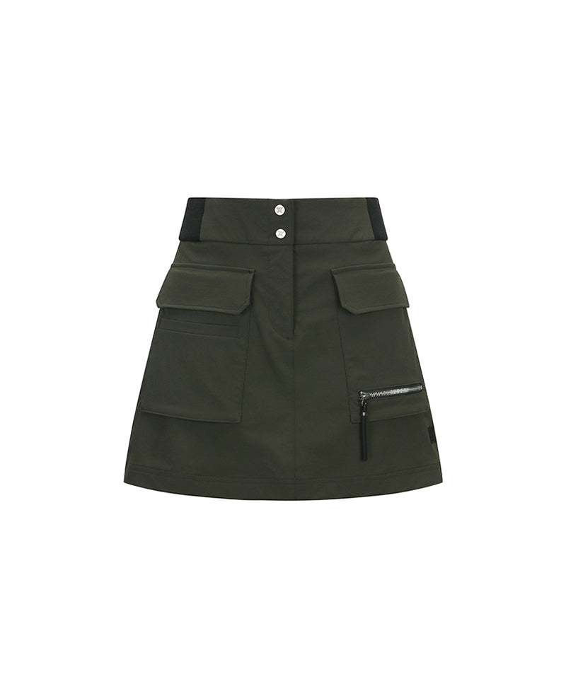 ANEW Golf Women Pocket Point A-Line SQ - Khaki