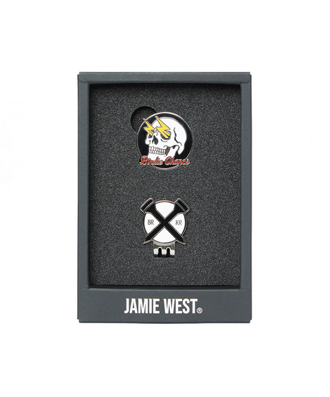 Jamie West Birdie Chance Carabiner Reel Ball Towel
