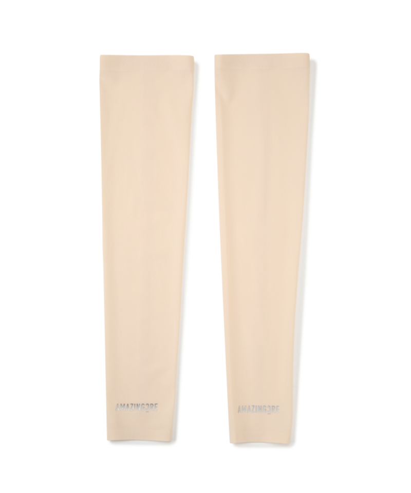Amazing Cre Cutting Seamless Arm Sleevese - Beige