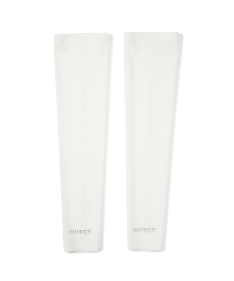 Amazing Cre Cutting Seamless Arm Sleevese - White