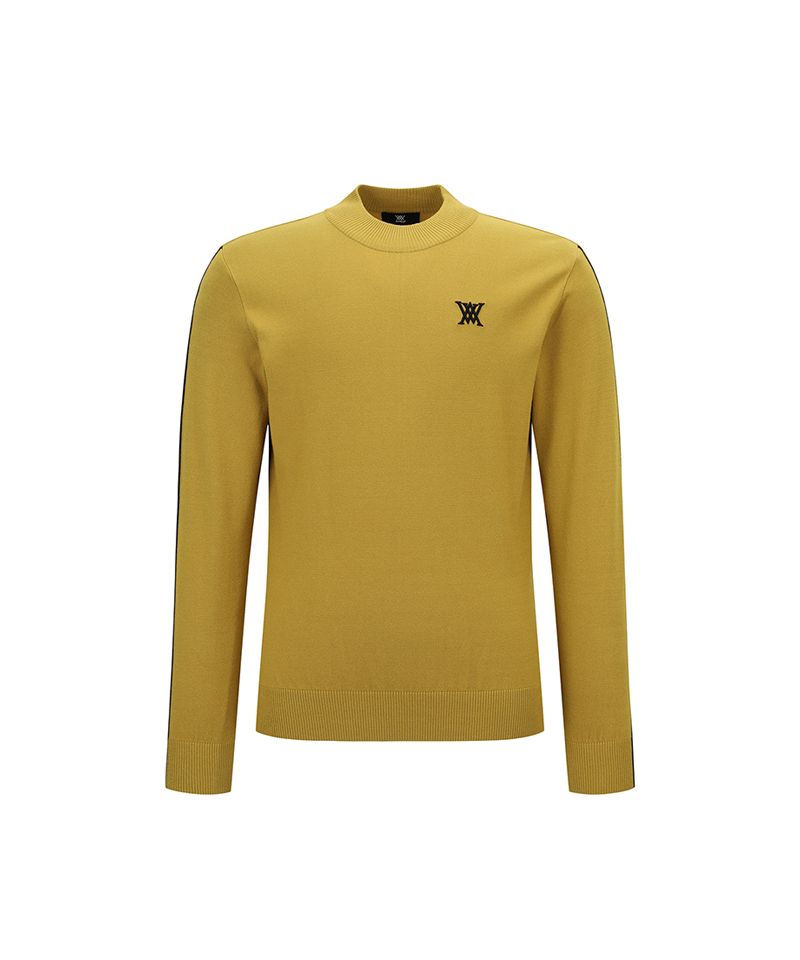 ANEW Golf Men Essential Half Neck Pullover - Mustard