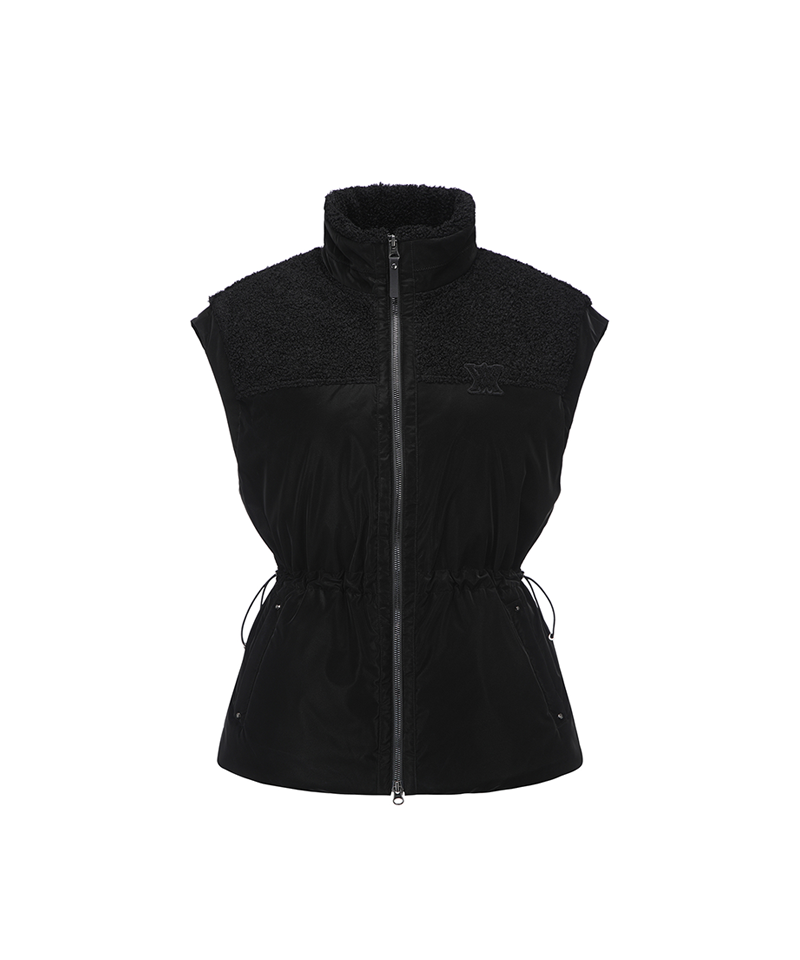 ANEW Golf Women Material Mix Down Goose Down Vest - Black