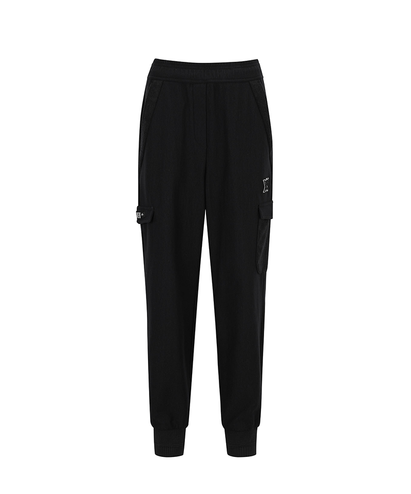 ANEW Golf Women Fleece Mix Set UP Jogger L/PT - Black