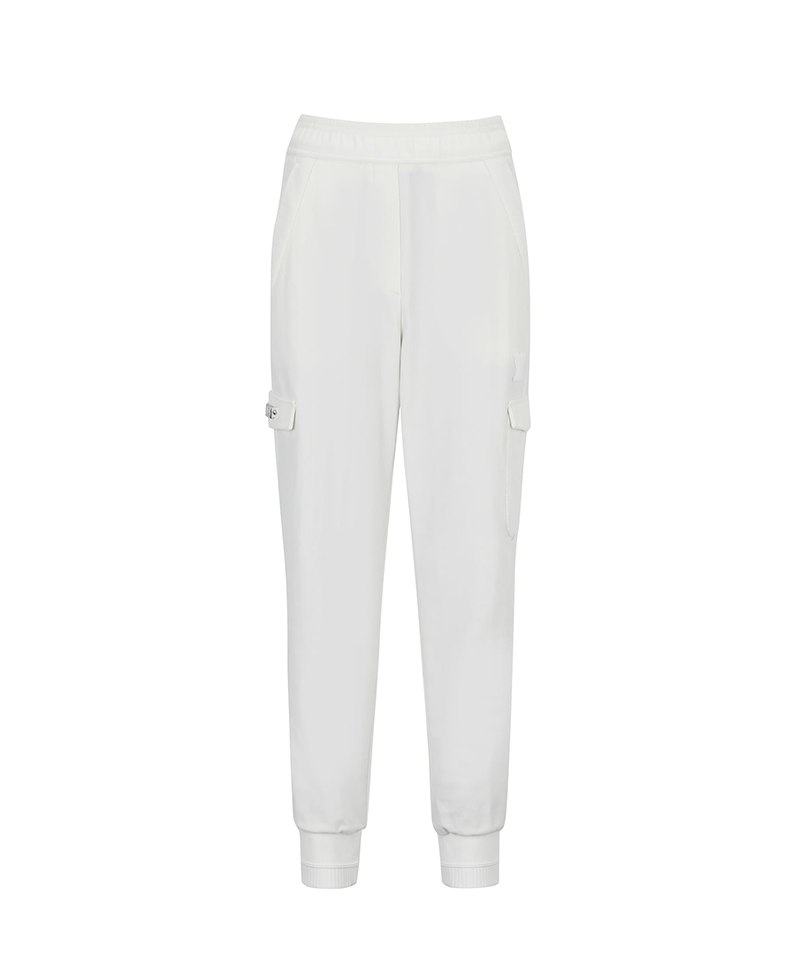 ANEW Golf Women Fleece Mix Set UP Jogger L/PT - Ivory