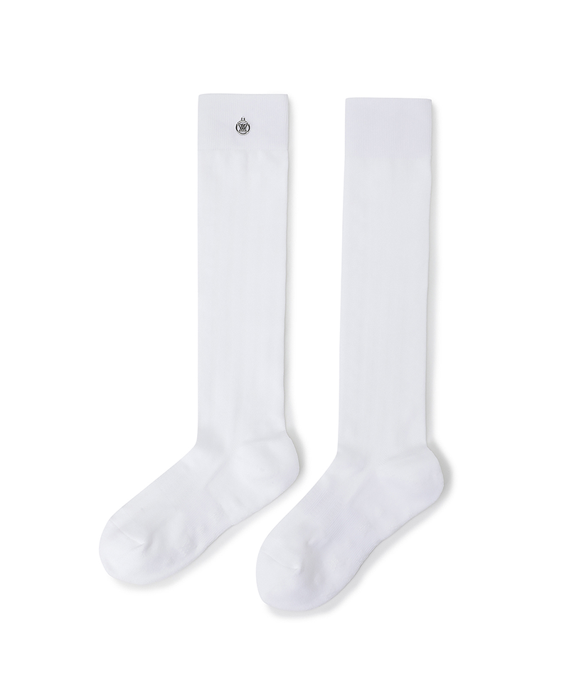 Women's Stripe Knee Socks - Off White