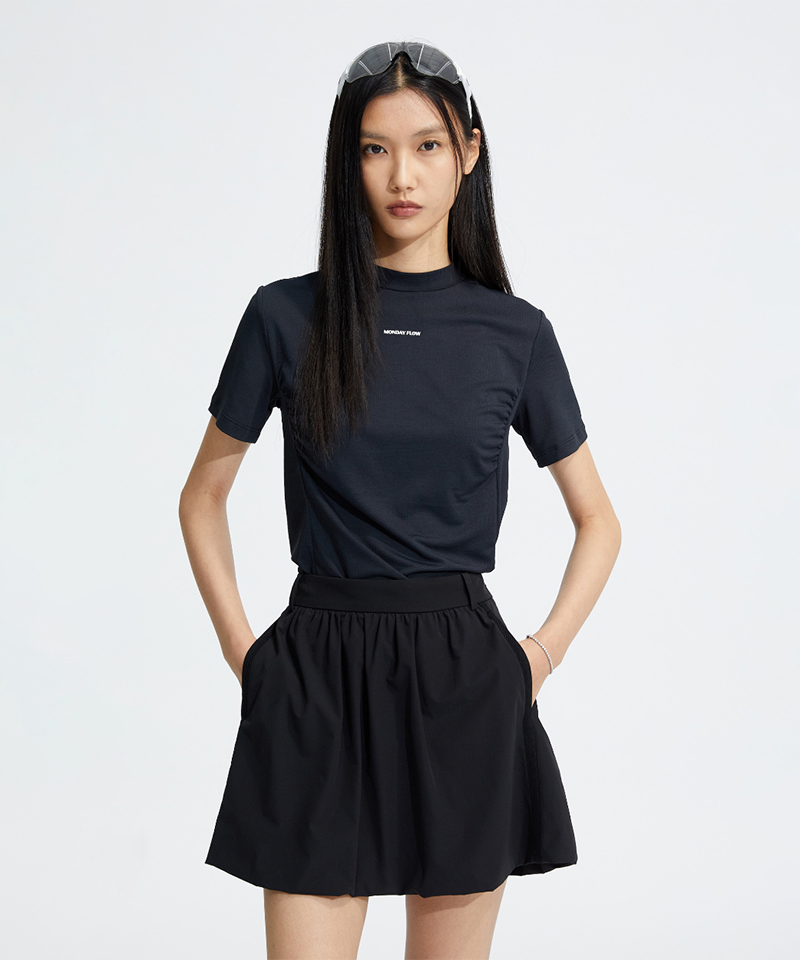 Monday Flow Balloon Skirt - Black