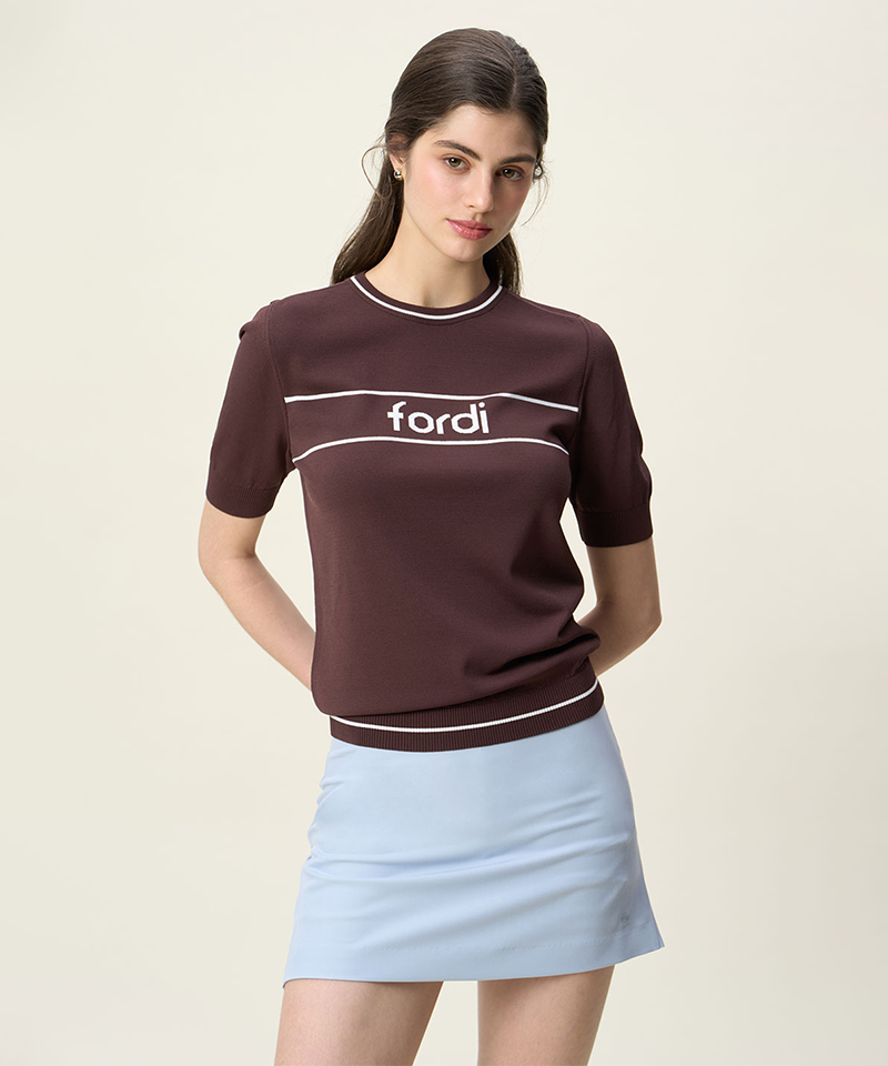 [Season End] FORDI Elastic Band Skirt - Baby Blue