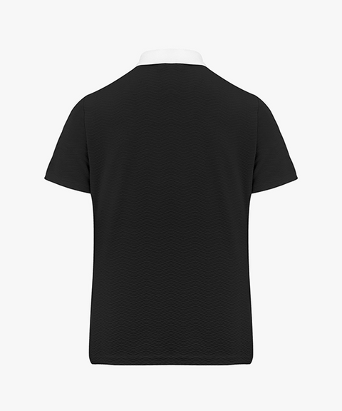 FAIRLIAR Men's Jacquard Short Sleeve T-Shirt - Black