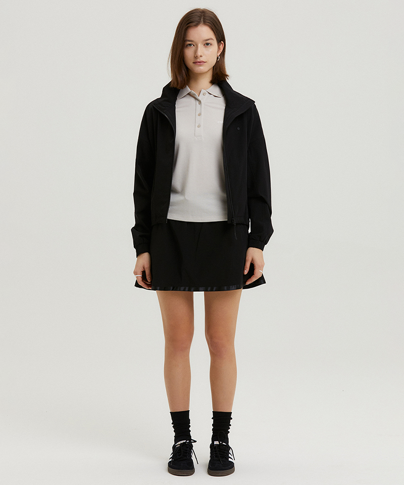 AVEN Flor String Flare Skirt - Black