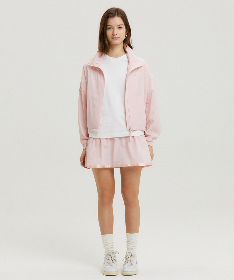 AVEN Flor String Flare Skirt - Pink