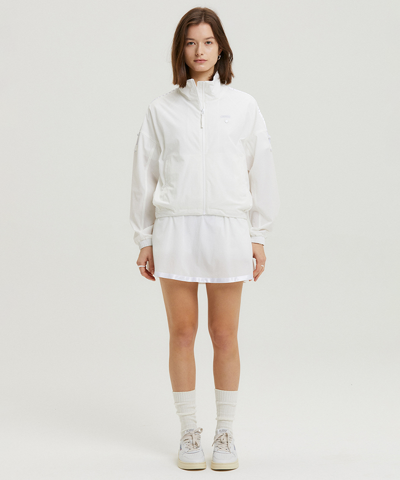 AVEN Flor String Flare Skirt - White