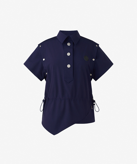 GFJ Golf Women's Detachable Short Sleeve - Navy