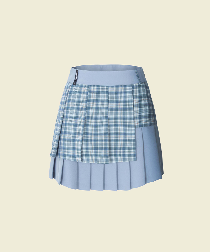 Black Label Casual Chic Pleated Golf Skirt - Sora