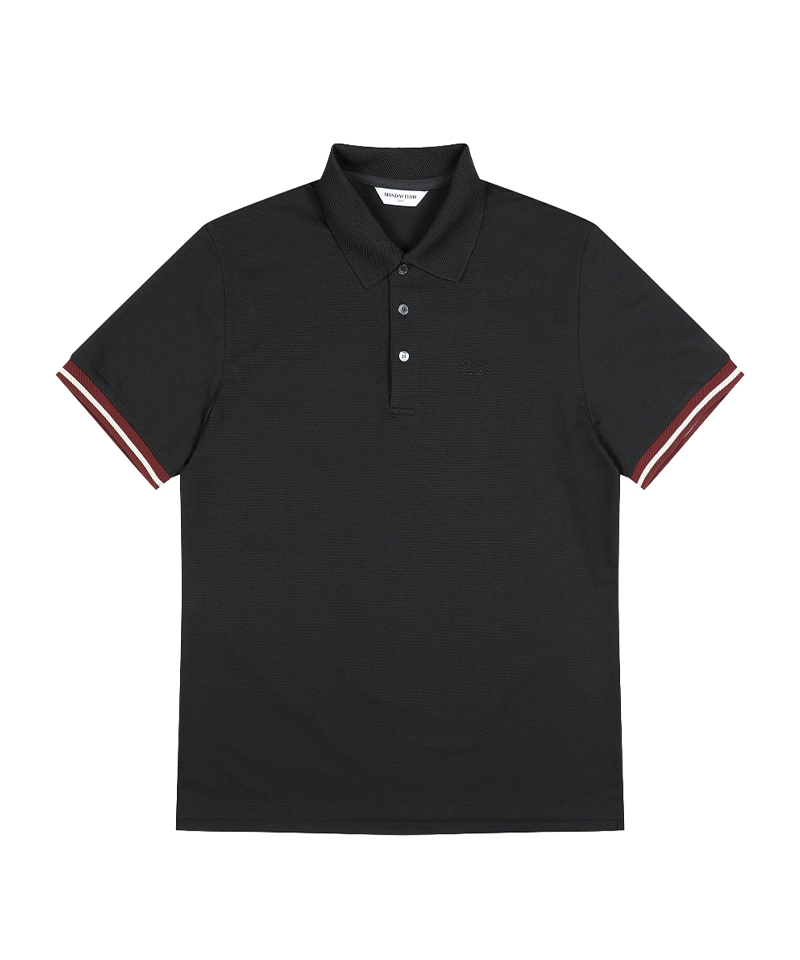 Monday Flow Men's Pique Top - Black