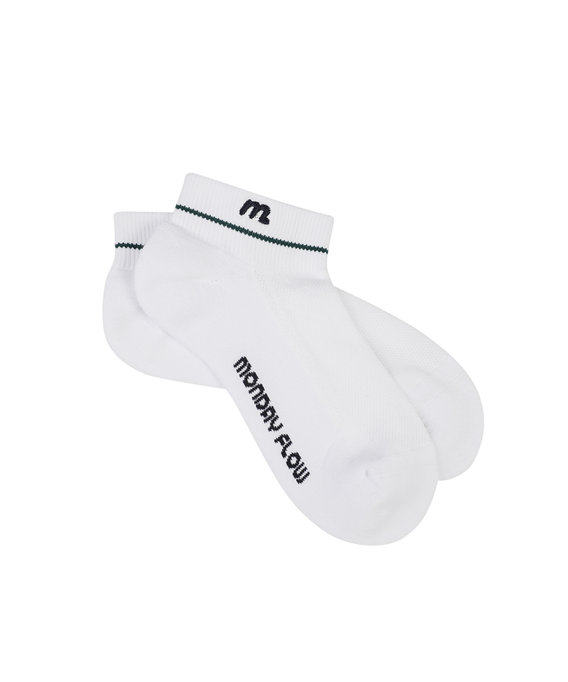 Monday Flow Short Sports Socks - Green