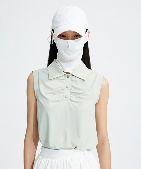 Monday Flow Neck Cover UV Cooling Mask - Ivory