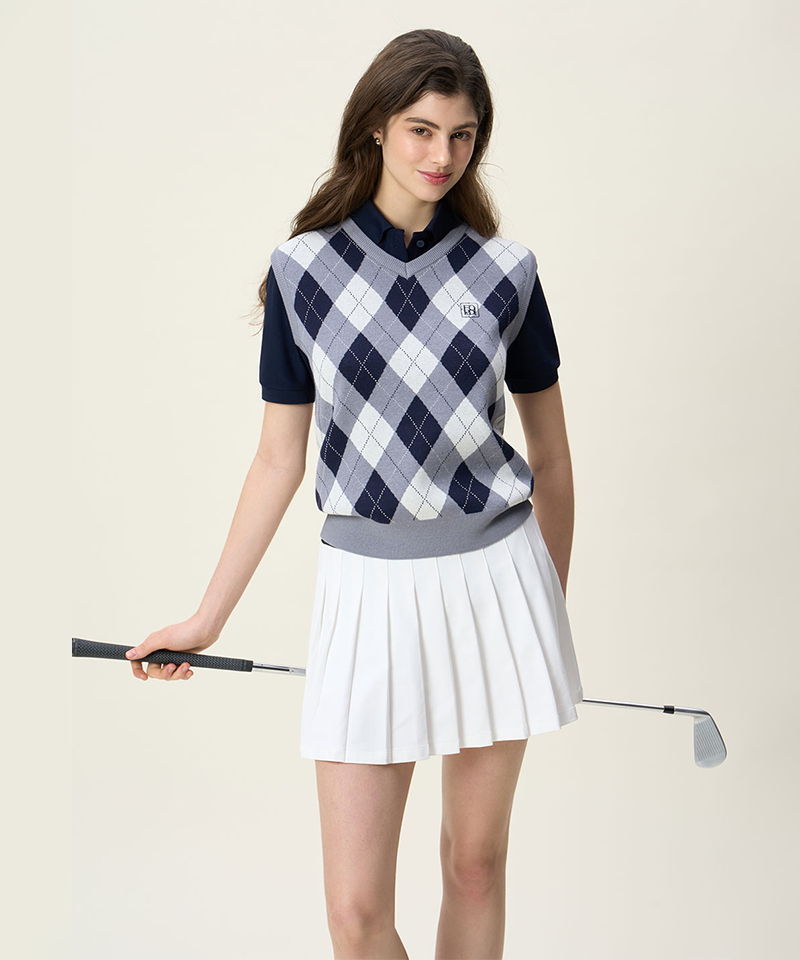 FORDI PK Pleated Skirt - White