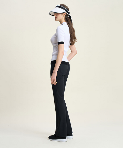 FORDI Signature Bootcut Long Pants - Black
