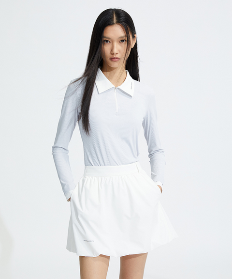 Monday Flow Slim Layer Carat Top - Light Gray