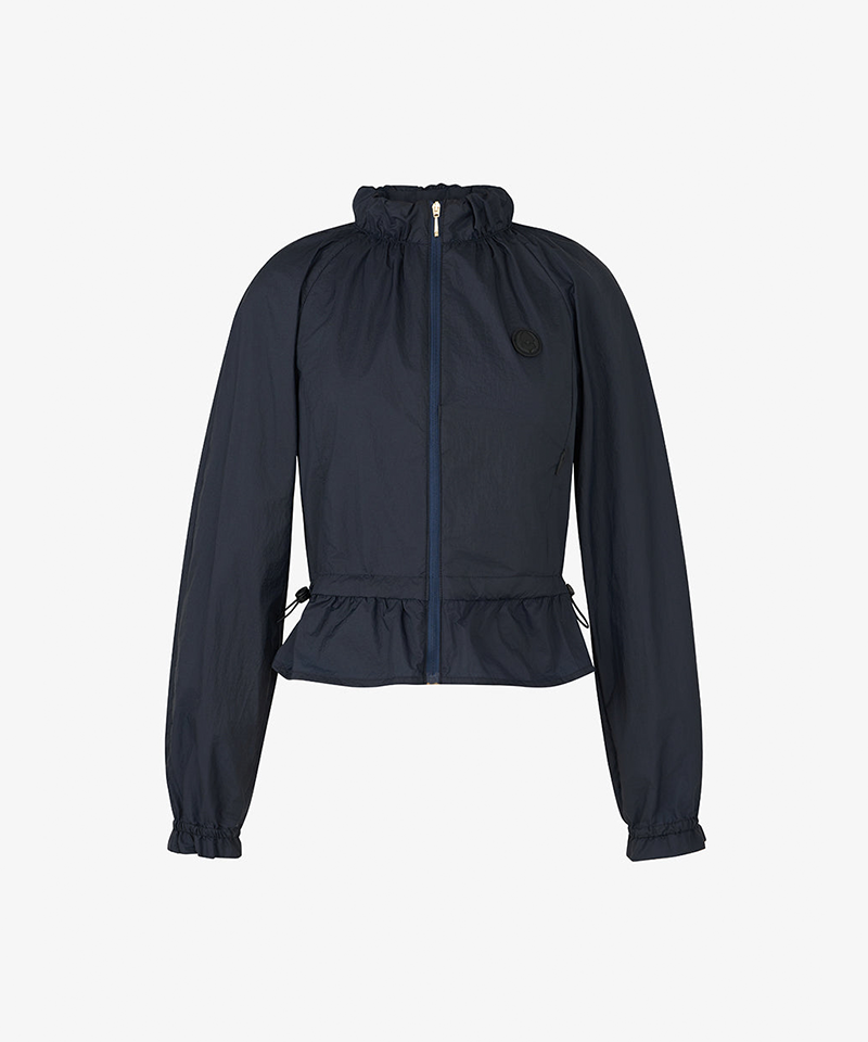 GFJ Golf Women's Stand-neck Windbreaker - Black