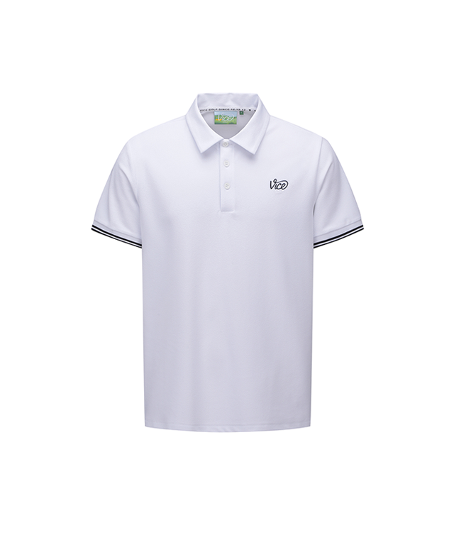 Vice Golf Atelier Men's Terry Short T-Shirt - White