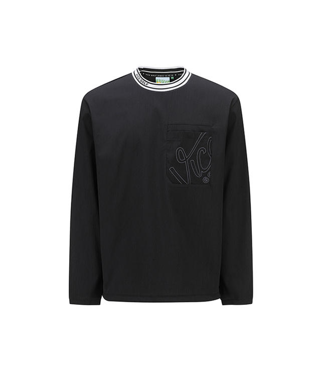 Vice Golf Atelier Men's Pocket Point Crew Neck T-Shirt - Black