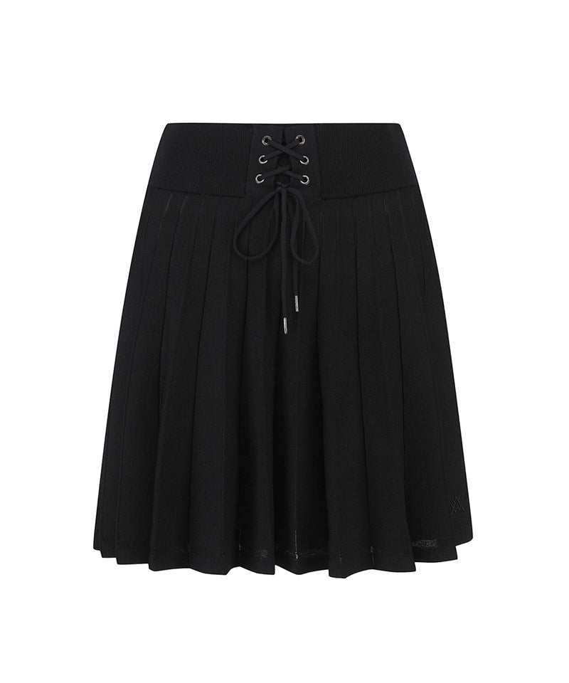 Women Knit Skirt - Black