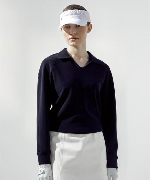 Anell Golf Stretch Shirt Sweatshirt - Navy