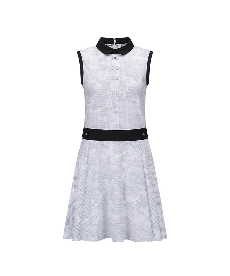 Women Camo Flage Onepiece - White