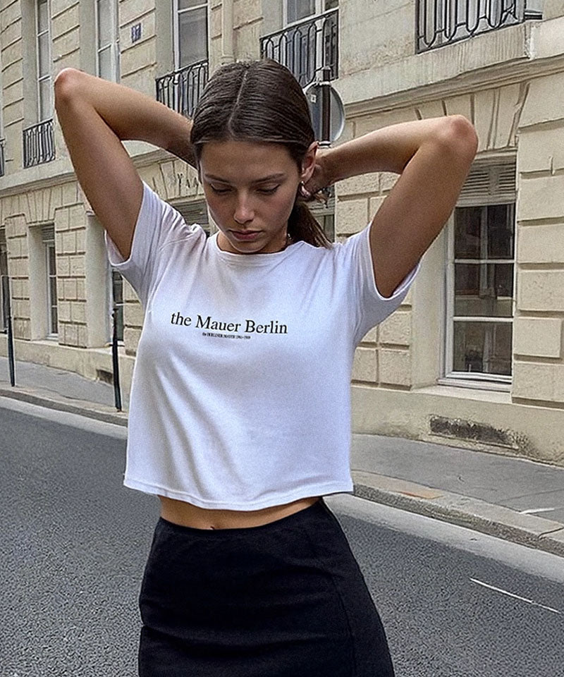 MAUER Point Logo Crop Tee - 5 Colors
