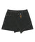 AVEN Denim Wrap Shorts - Black