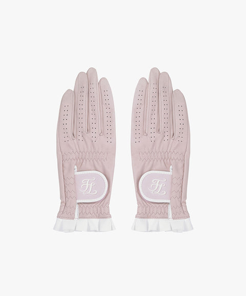 FAIRLIAR Colored Sheepskin Gloves - Pink