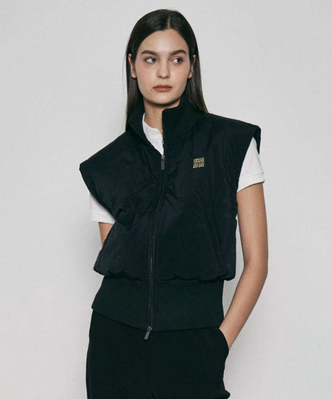 LENUCU Padded Vest - Black