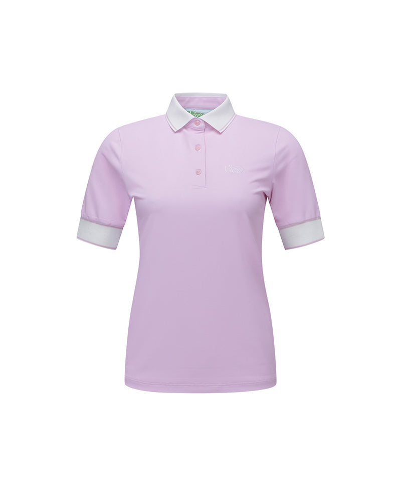 Vice Golf Atelier Women's Color Point T-Shirt - Pink