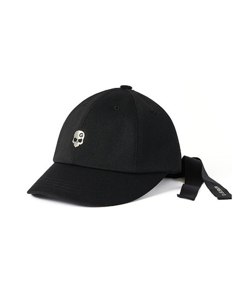 Monster G Ribbon Wide Ball Cap - Black