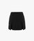 FAIRLIAR Two-Pocket Semi-A-Line Skirt - Black