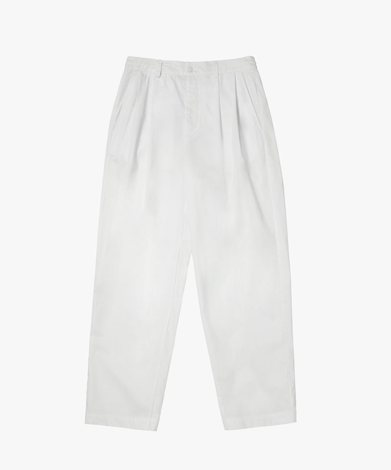 MCC Two Tuck Tapered Pants - White