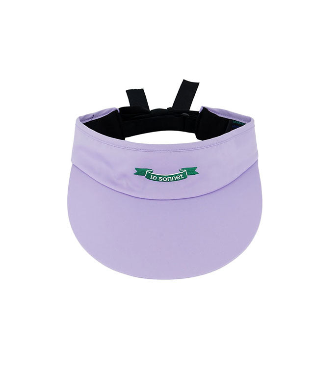LE SONNET Ribbon Sunvisor - Lavender