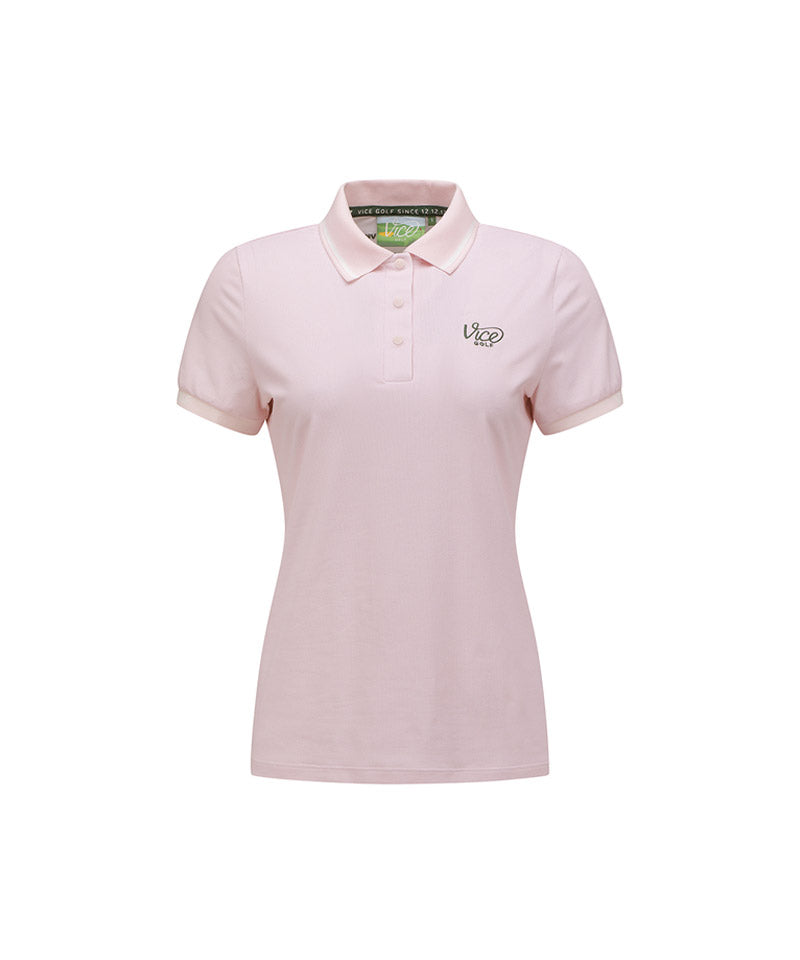 Vice Golf Atelier Women's Embrace T-Shirts - Light Pink