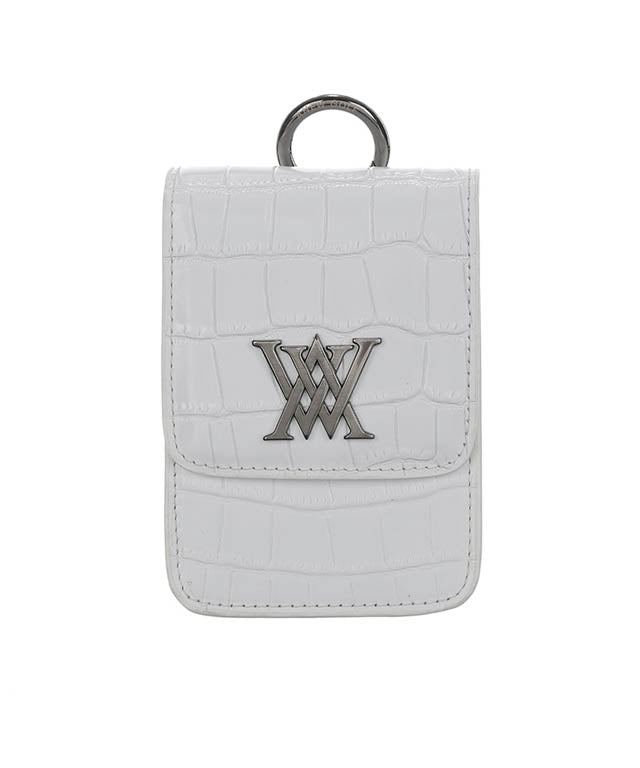 ANEW Golf: Crocodile Leather Range Finder Case