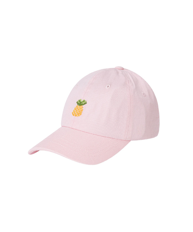 LOLONG Golf Pineapple Needlepoint Hat - Pink