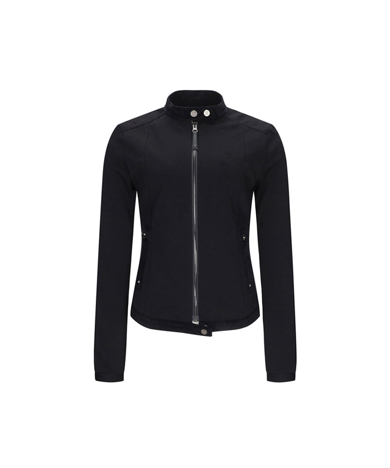 Women's Jersey Rider Set-Up Jacket - Black