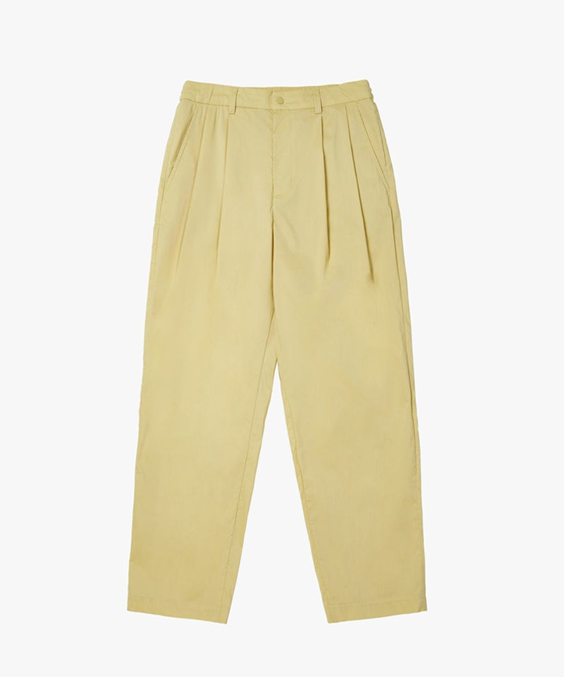 MCC Two Tuck Tapered Pants - Yellow Beige
