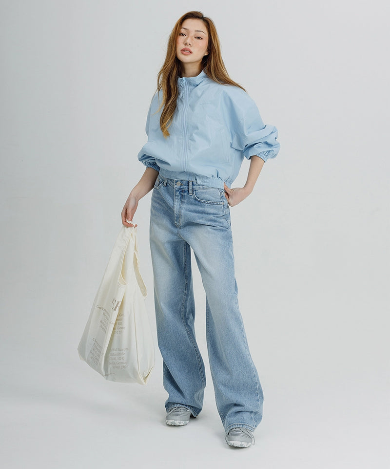 MAUER Coating Overlaid Crop Bomber - Sky Blue