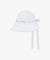 FAIRLIAR Frill-Decorated Hat - White