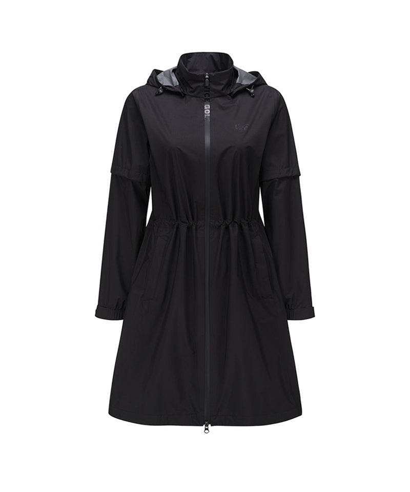 Vice Golf Atelier Women Long Rain JK - Black