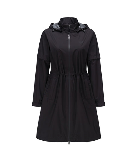 Vice Golf Atelier Women Long Rain JK - Black