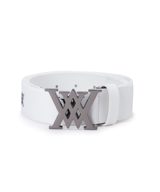 ANEW Golf: Broly Webbing Belt - White