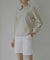 Haley Women's Tee Pocket Midi Shorts - White