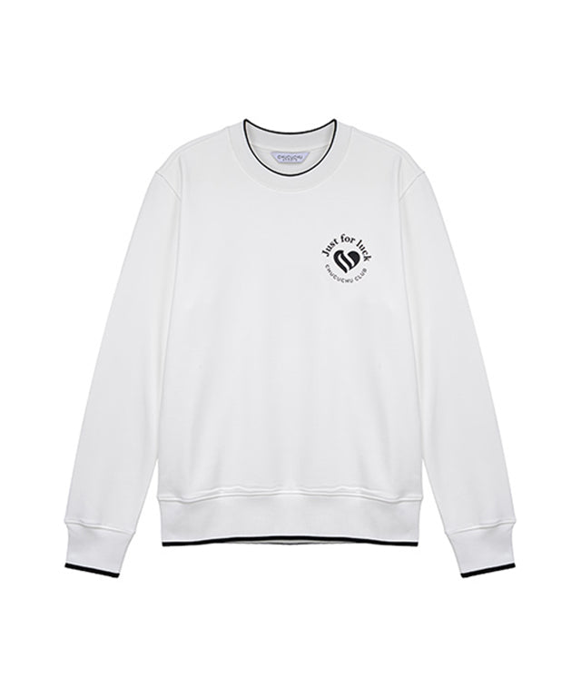 CHUCUCHU Heart Point Crew Neck